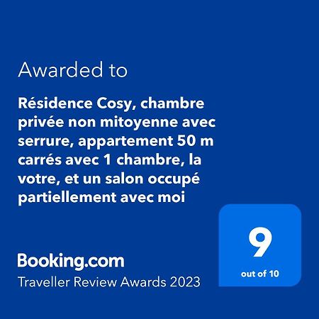 Residence Cosy, Chambre Privee Non Mitoyenne Avec Serrure Dans Un Appartement De 50 M Carres Bois-Colombes Exteriör bild